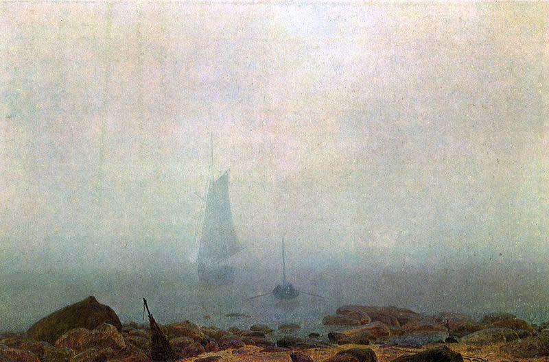 Caspar David Friedrich Fog oil painting picture